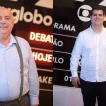 Debate BH: Fuad chama Engler de 'rei das fake news' - TV Globo/Douglas Magno