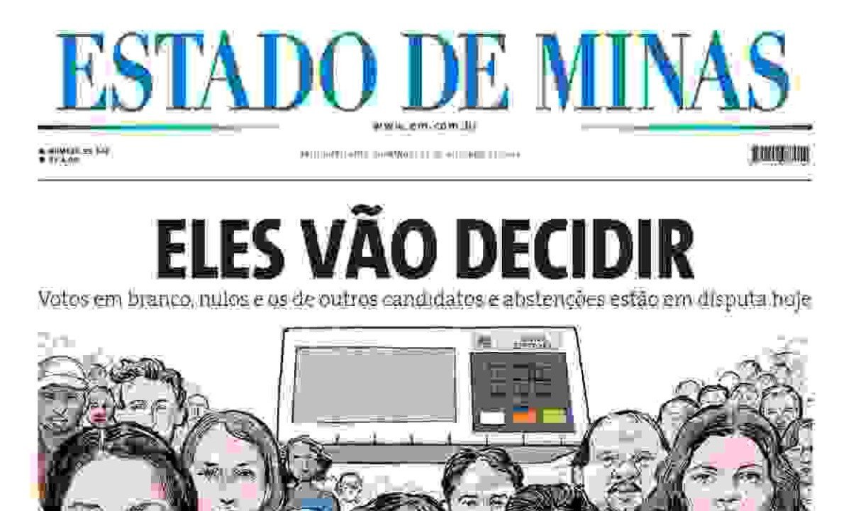 ESTADO DE MINAS -  (crédito: CAPA DO ESTADO DE MINAS)