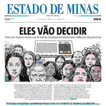 Confira a capa do Estado de Minas do dia 27/10/2024 - CAPA DO ESTADO DE MINAS