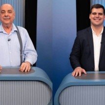 Debate BH: Engler diz que não tomou vacina da COVID 'por orientação médica' - TV Globo/Douglas Magno