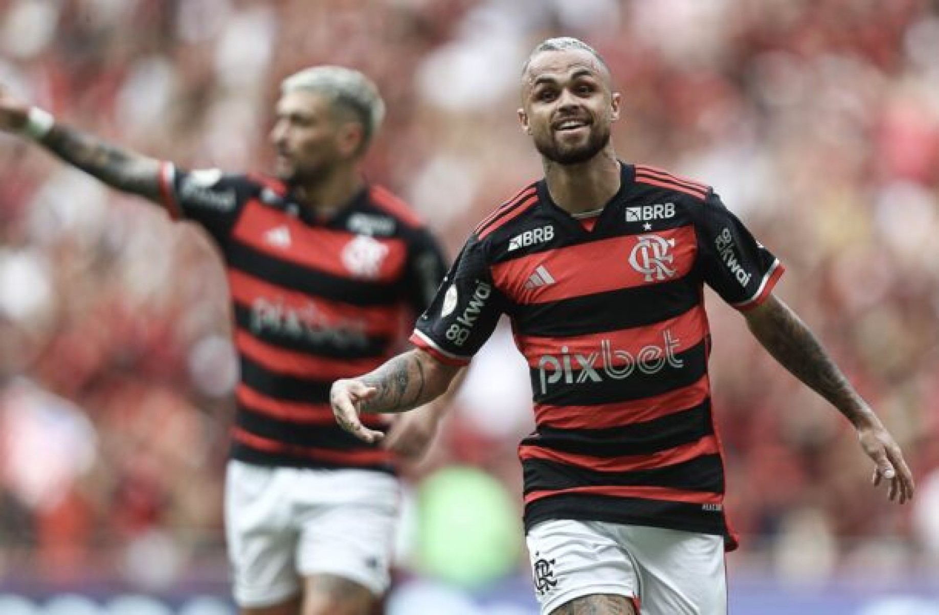 Autor do primeiro gol do Flamengo, Michael elogia Filipe Luís: ‘A gente sabia que ele seria treinador’