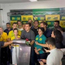 Nikolas, principal aliado de Engler, não aparece com o candidato derrotado - Ramon Lisboa/EM/D.A Press