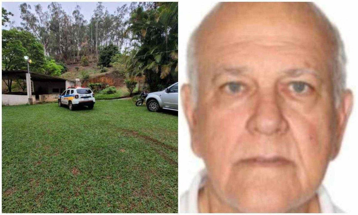 Paulo Francisco Corrêa de Barros, de 71 anos, foi encontrado morto pela Polícia Militar na manhã desta segunda-feira (28/10) -  (crédito: Rádio Clube de Inhapim/Redes sociais)