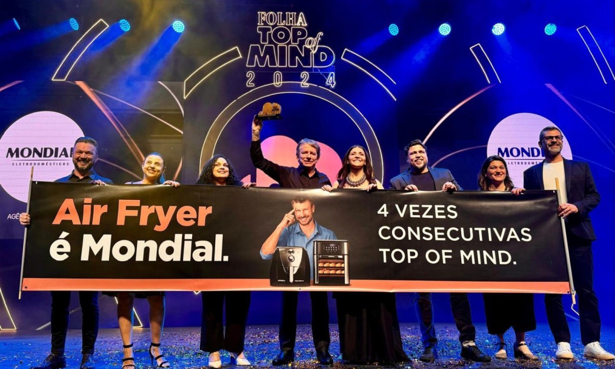 Air Fryer Mondial é a vencedora do Folha Top of Mind 2024 -  (crédito: DINO)