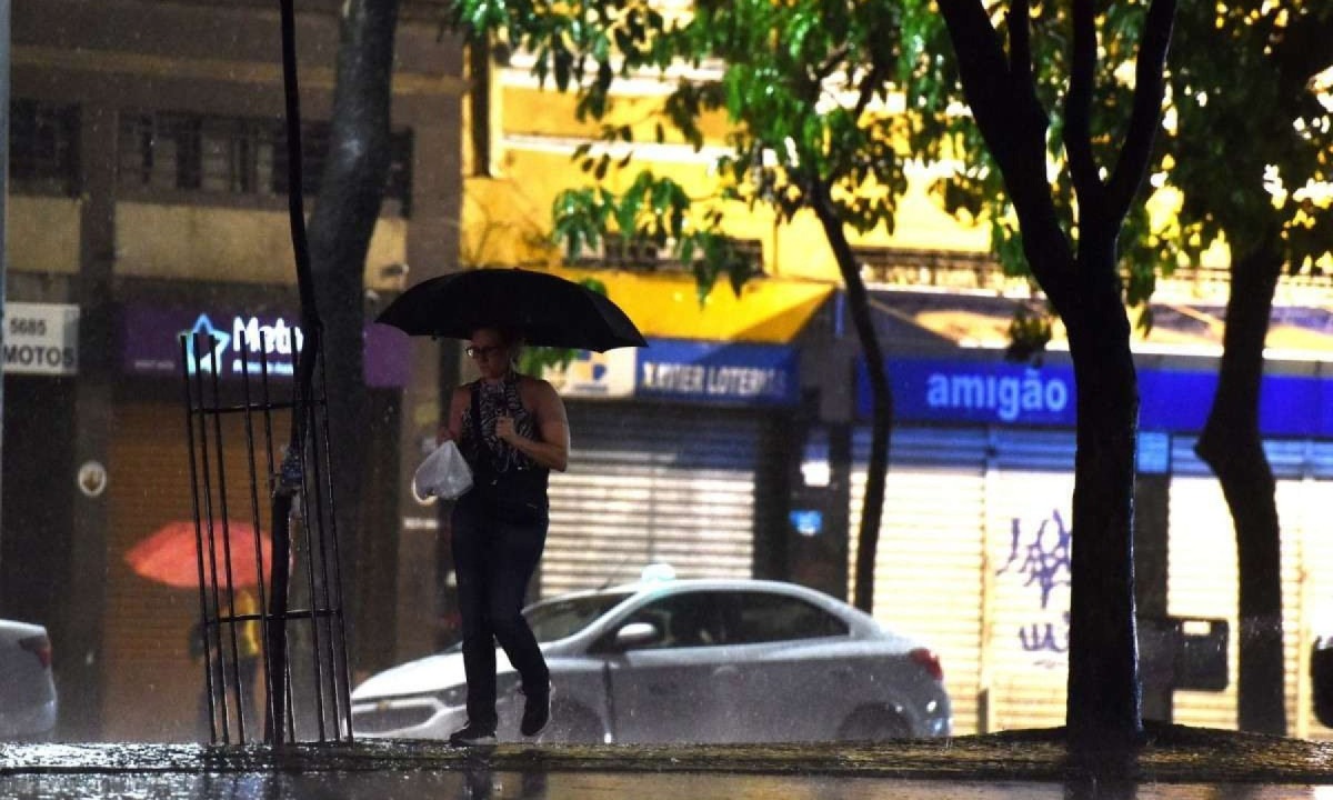 Este já pode ser considerado como o terceiro mês de outubro mais chuvoso em Belo Horizonte, desde 1910 -  (crédito: Ramon Lisboa/EM/D.A Press)