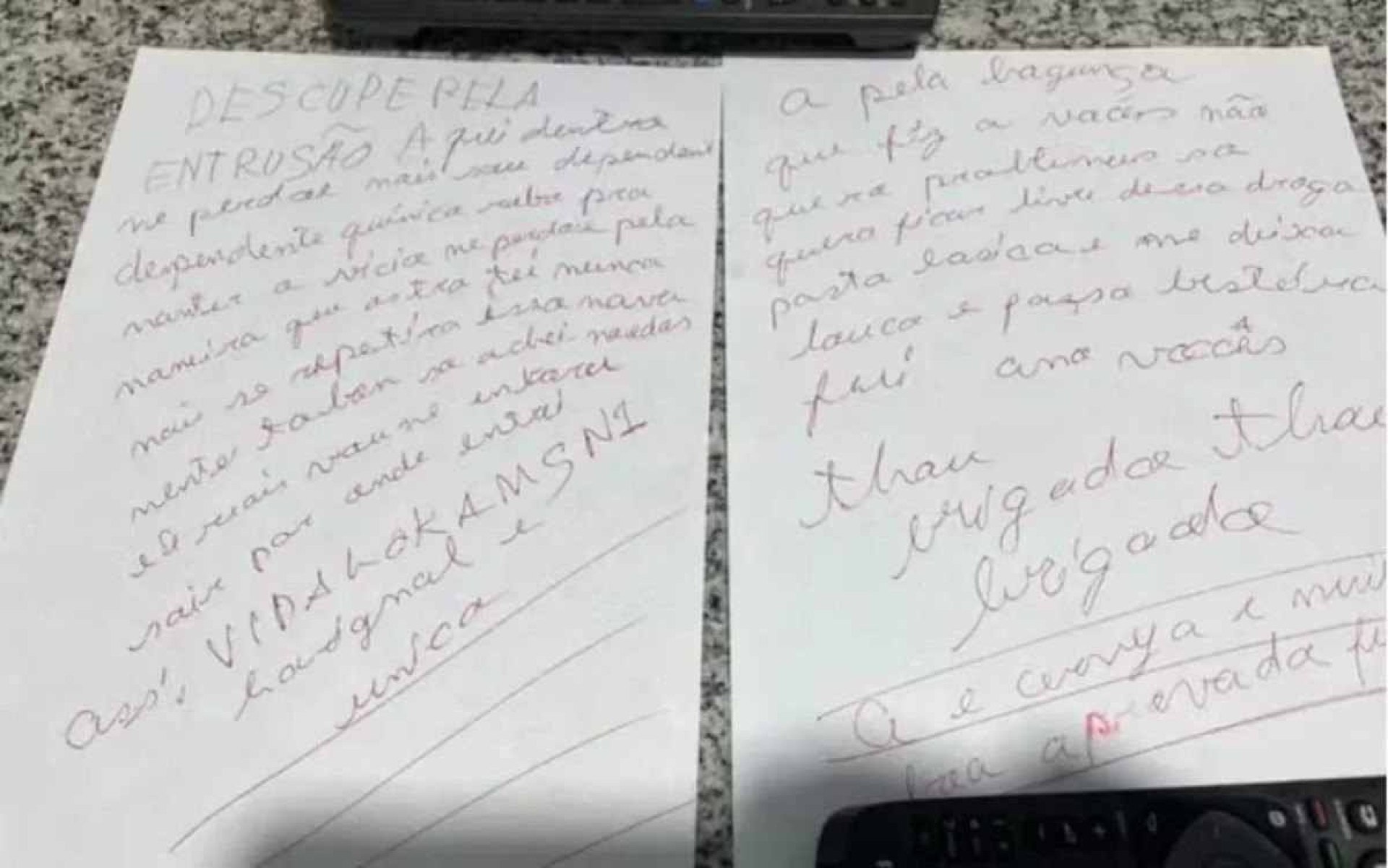 Homem furta sindicato e associação e deixa carta de desculpas: ‘Amo vocês’