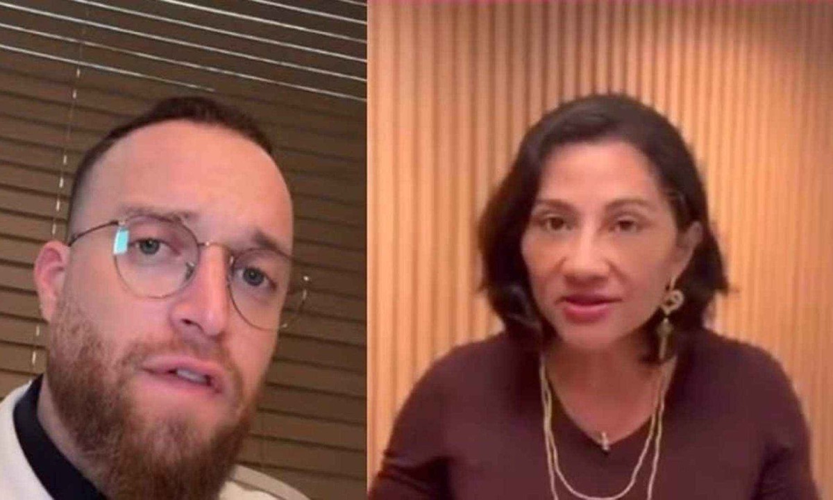 Os médicos Lucas Ferreira Mattos e Lana Tiani Almeida da Silva compartilharam desinformação sobre câncer de mama nas redes sociais -  (crédito: Reprodução/Redes sociais)