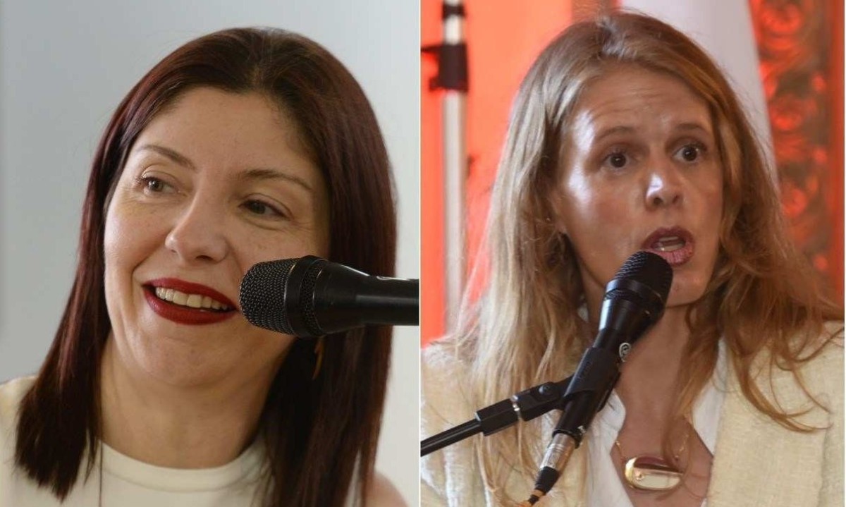 Eliane Parreiras, secret&aacute;ria municipal de Cultura, e Luisa Barreto (Novo), do Estado de Planejamento   -  (crédito: T&Atilde;&ordm;lio Santos/EM/D.A press e Gladyston Rodrigues/EM/D.A. Press)