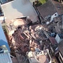 Hotel de 10 andares desaba na Argentina e deixa soterrados - reprodução