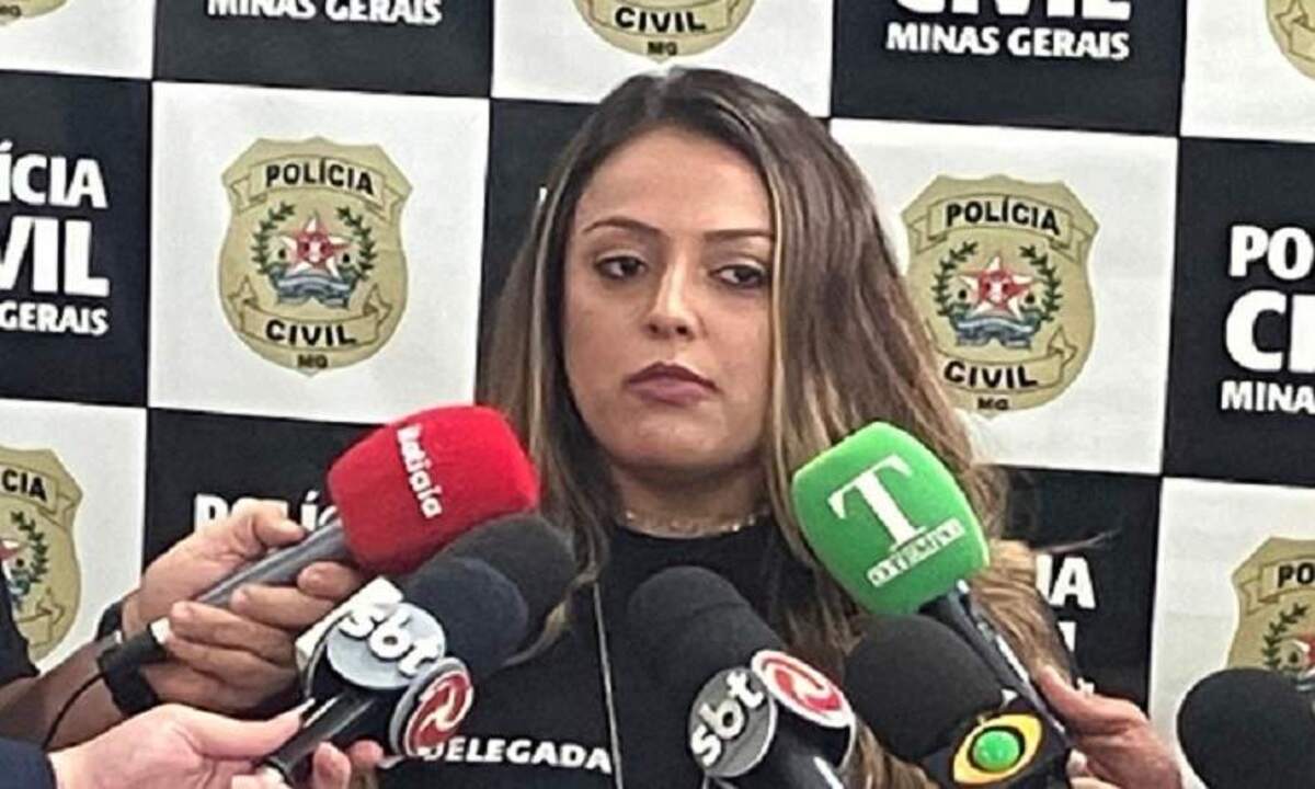 A delegada Ana Paula Rodrigues de Oliveira, da Homicídios Sul, comandou as investigações -  (crédito: PCMG)