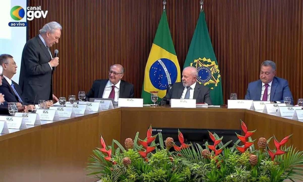 Na tarde desta quinta-feira (31), o presidente Luiz Inácio Lula da Silva faz a primeira reunião com governadores estaduais, com a presença de ministros e integrantes dos demais poderes da República -  (crédito: GOV/REPRODUÇÃO)