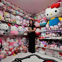 Hello Kitty, a garotinha de Londres, faz 50 anos e segue com fãs famosos - Frederic J. BROWN/AFP