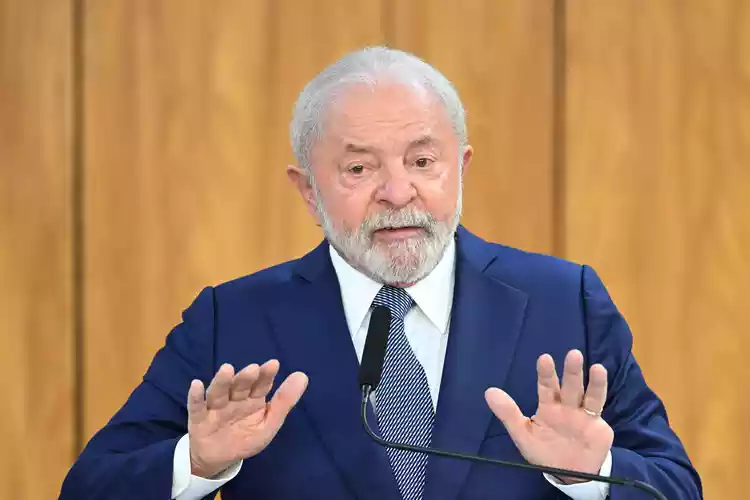 O presidente Luiz In&aacute;cio Lula da Silva (PT) parabenizou nesta quarta-feira (6) o presidente eleito dos Estados Unidos, Donald Trump -  (crédito: Evaristo Sa/AFP)