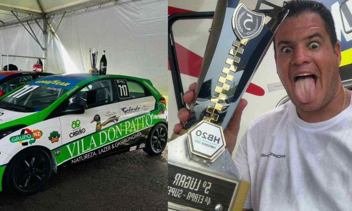 Túlio Patto Termina em 5º Lugar na Fórmula HB20 -  (crédito: Foto Divulgação)