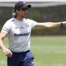 Tricolor vem fazendo atividades no CT da Barra Funda para Zubeldía conseguir ver melhor atletas pouco utilizados em 2024 -  (crédito:  Foto: Rubens Chiri / São Paulo)