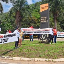 Sirene que tocou sem barragem se romper gera protestos em Santa Bárbara - Divulgação