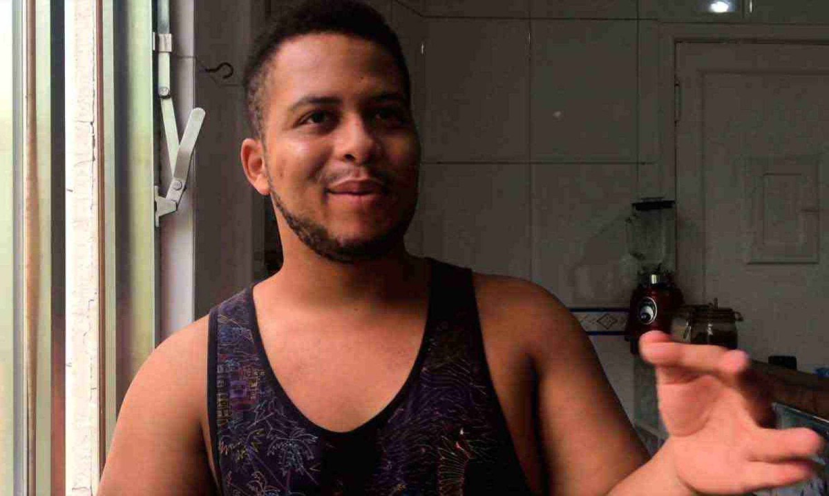 Brendo Washington nasceu em Itarantim, interior baiano, e tinha 23 anos na época da gravação do filme
 -  (crédito: Acalante Filmes/divulgação)