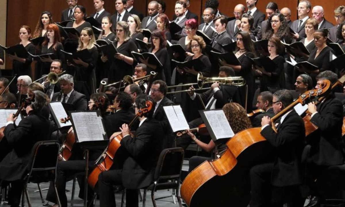  Orquestra Sinfônica e Coral Lírico de Minas Gerais vão apresentar 
