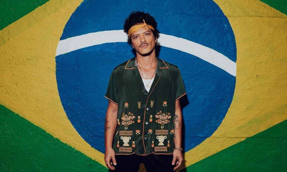 O astro pop Bruno Mars, que virou xod&oacute; dos brasileiros, vai se apresentar nesta ter&ccedil;a-feira, no Mineir&atilde;o, a partir das 21h -  (crédito: Bruno Mars/Instagram/Reprodu&ccedil;&atilde;o)
