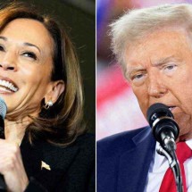 Kamala e Trump diante do "sonho americano" - AFP