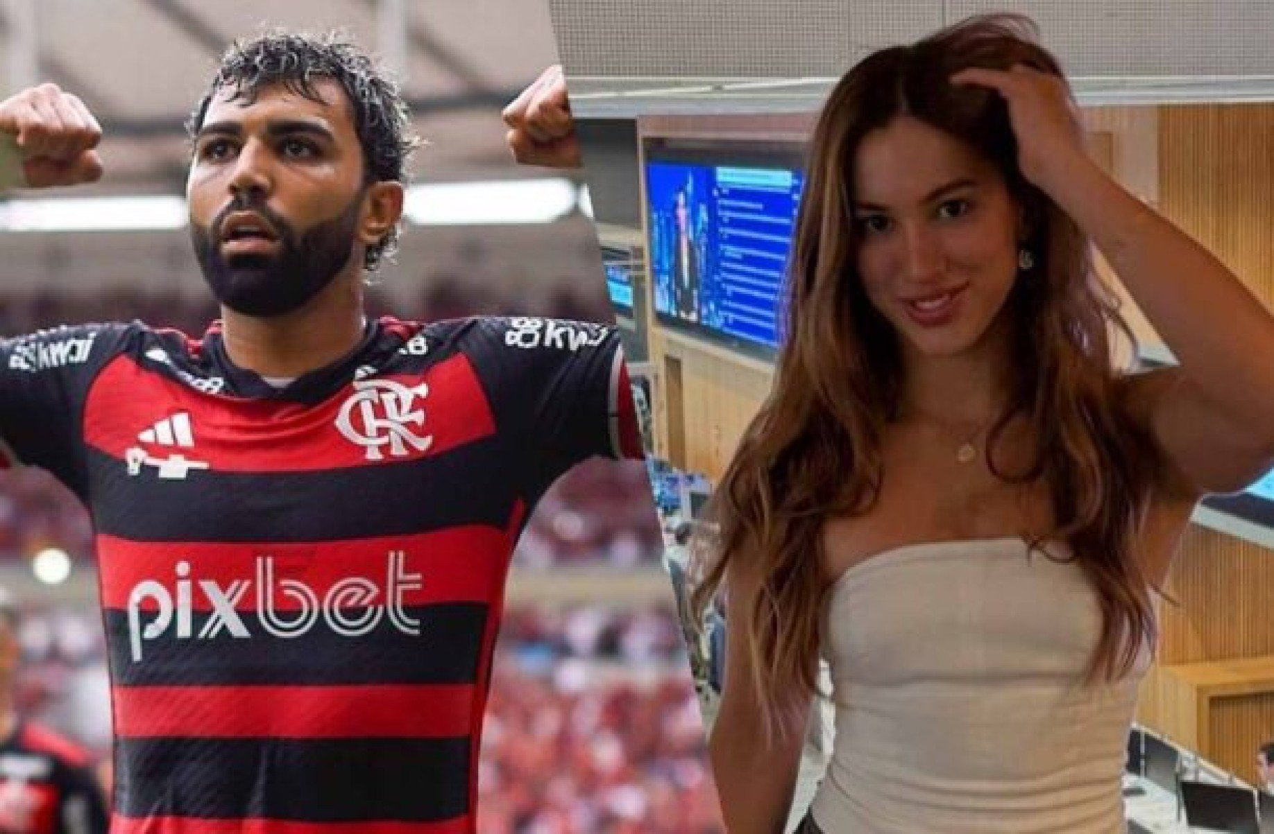 Após beijo de Gabigol, do Flamengo, influenciadora fala de suposto affair