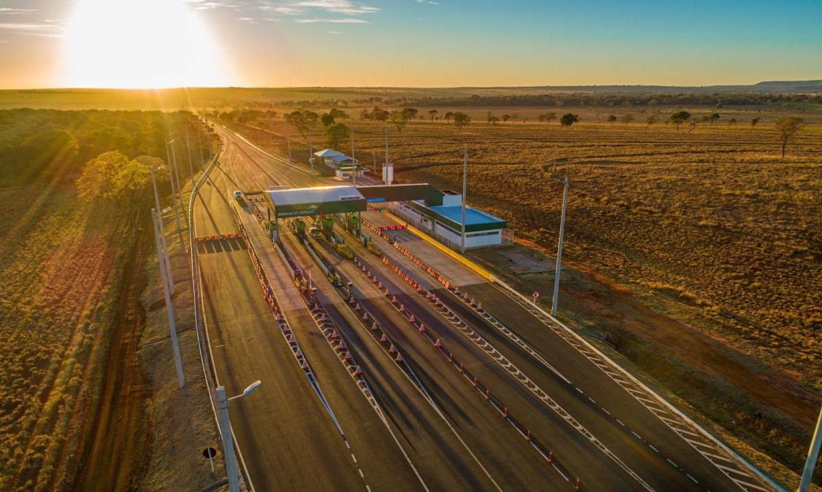 Pedágios nas BRs 364 e 365 ficarão R$ 0,20 mais caros em MG e GO -  (crédito: DivulgaÃ§Ã£o/EcoVias do Cerrado)