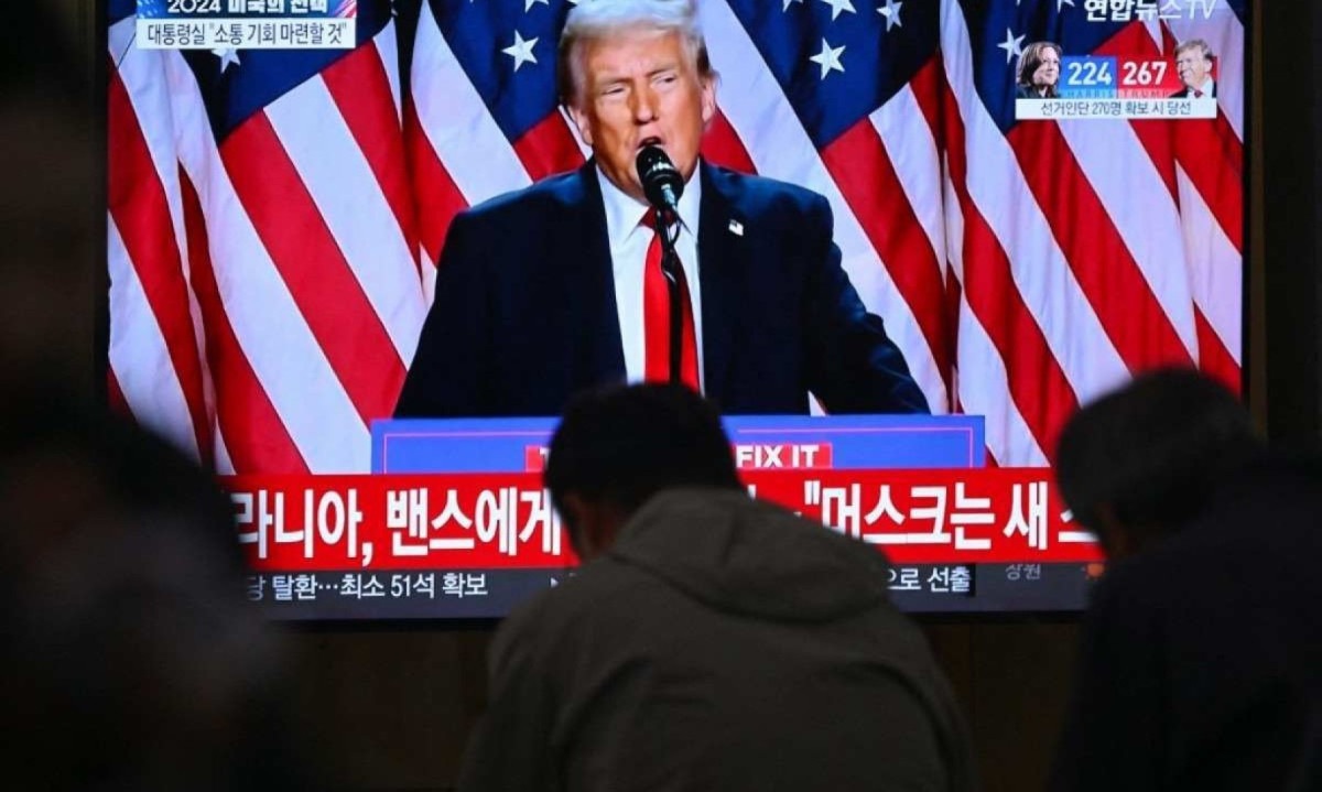 Donald Trump venceu Kamala na disputa presidencial   -  (crédito: Anthony WALLACE / AFP)