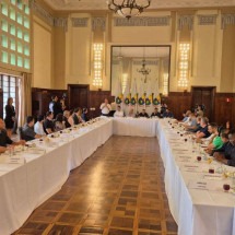 Fuad se reúne com vereadores de BH da próxima legislatura - Jair Amaral/EM/D.A Press