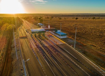 Pedágios nas BRs 364 e 365 ficarão R$ 0,20 mais caros em MG e GO -  (crédito: DivulgaÃ§Ã£o/EcoVias do Cerrado)