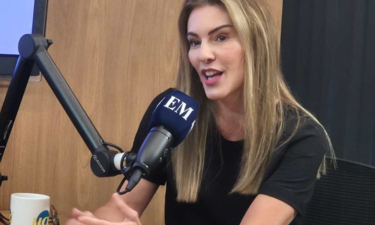 Fl&aacute;via Borja em entrevista ao EM -  (crédito: Jair Amaral/EM/D.A Press)