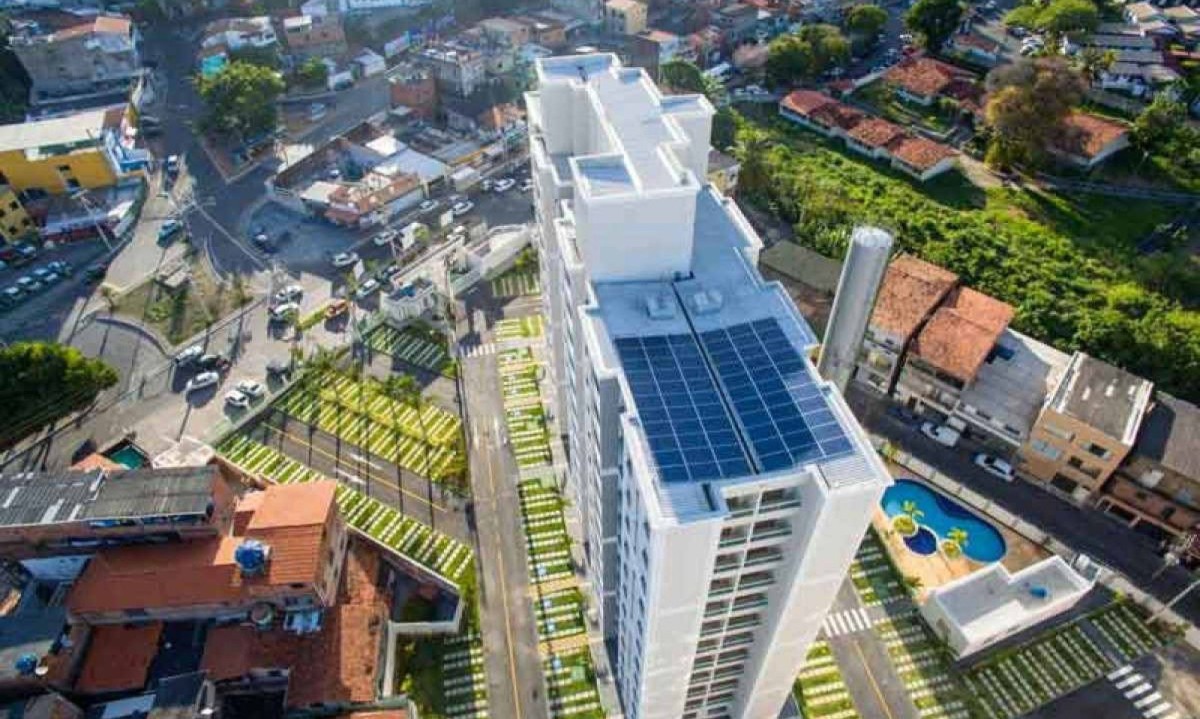 No terceiro trimestre de 2024, o valor médio da energia solar residencial no país caiu 5% em relação aos três meses anteriores -  (crédito: MRV/Divulgação)