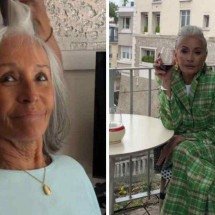 Neto surpreende avó com ensaio fotográfico e ela revive profissão de modelo - Reprodução / TikTok