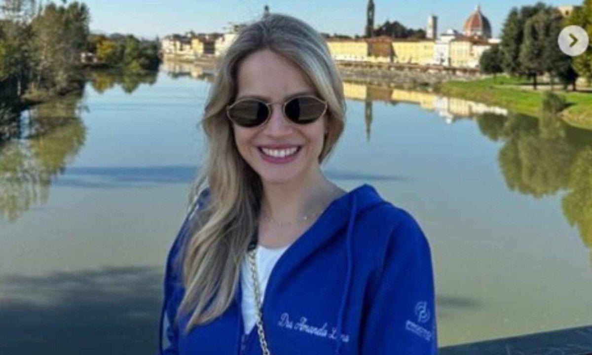 Médica mineira comparou Florença com Manhuaçu, graças ao Rio Arno -  (crédito: Reprodução / redes sociais)