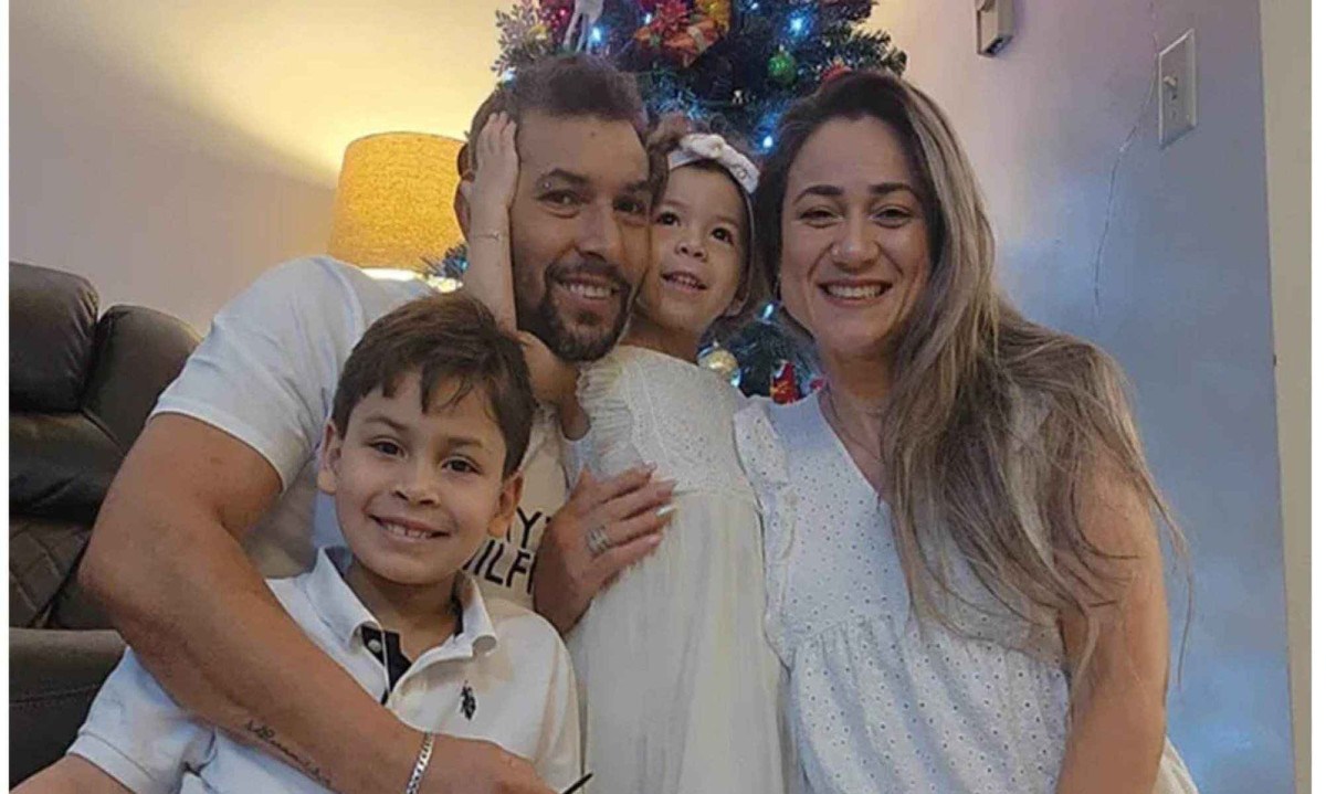 O uberabense Kenny Roberto Milanez era casado e tinha quatro filhos; dois moravam com ele e a esposa nos EUA -  (crédito: Redes Sociais/Divulgação)