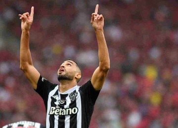 Alan Kardec fez o único gol do Atlético na derrota para o Flamengo no Maracanã, no jogo de ida, e este tento pode ser importante na decisão final -  (crédito: Alexandre Guzanshe/EM/D.A Press)