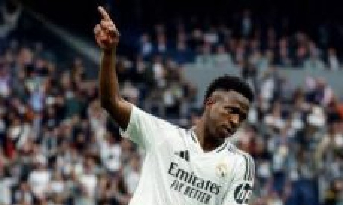 Vini Jr. marca três vezes em goleada e afasta crise no Real Madrid -  (crédito: No Ataque Internacional)