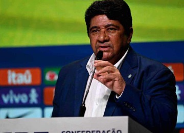 Ednaldo Rodrigues é presidente da Confederação Brasileira de Futebol (CBF) -  (crédito: MAURO PIMENTEL/AFP – 10/5/2024)