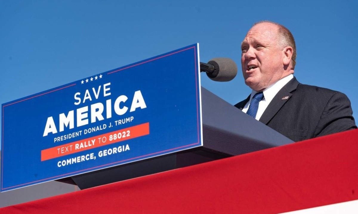 Tom Homan (foto) ficará responsável por 'todas as deportações de estrangeiros ilegais', afirmou Trump -  (crédito: Megan Varner / GETTY IMAGES NORTH AMERICA / AFP)