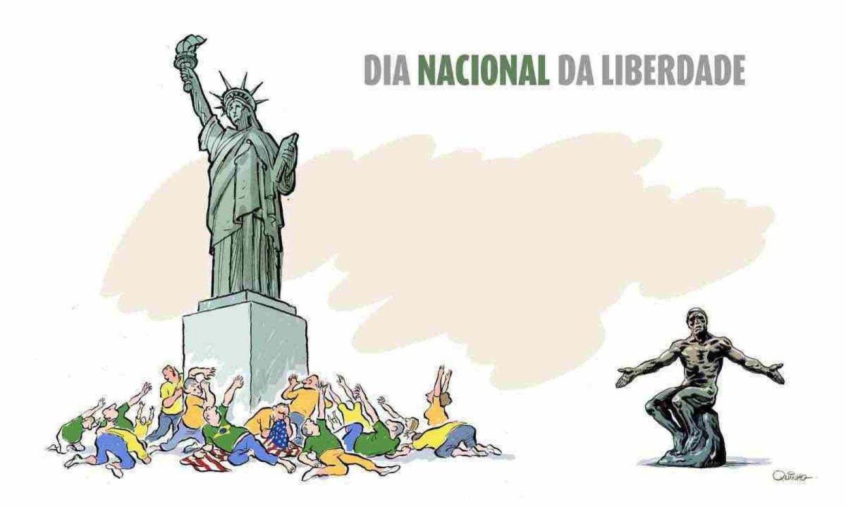 Dia nacional da liberdade -  (crédito: Quinho)