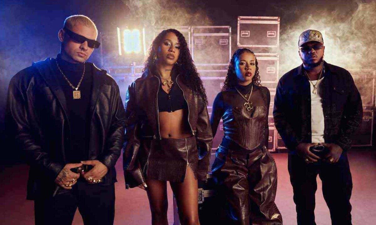Os jurados Filipe Ret, Tasha, Tracie e Djonga dizem que não basta talento para vencer o reality. Equilíbrio emocional e estratégias também contam -  (crédito: Raquel Espírito Santo/divulgação)