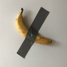 'Banana colada na parede' pode chegar a R$ 8,6 milhões em leilão - Wikimedia Commons / Reprodução