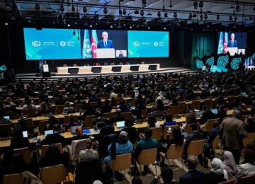 29ª Conferência das Partes, em Baku, no Azerbaijão
 -  (crédito: Alexander NEMENOV / AFP)