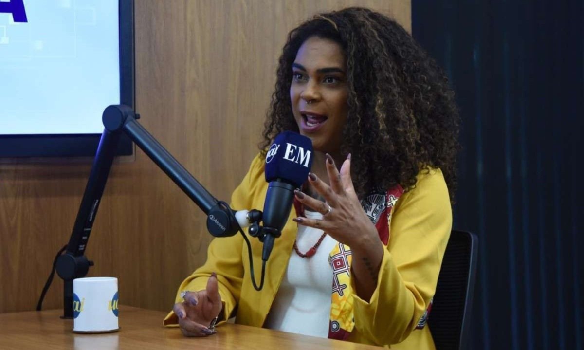Juhlia Santos participou do EM Entrevista nesta ter&ccedil;a-feira (12/11). Ao longo do dia, o em.com.br publicar&aacute; os principais trechos da conversa -  (crédito: Gladyston Rodrigues/EM/D.A Press)
