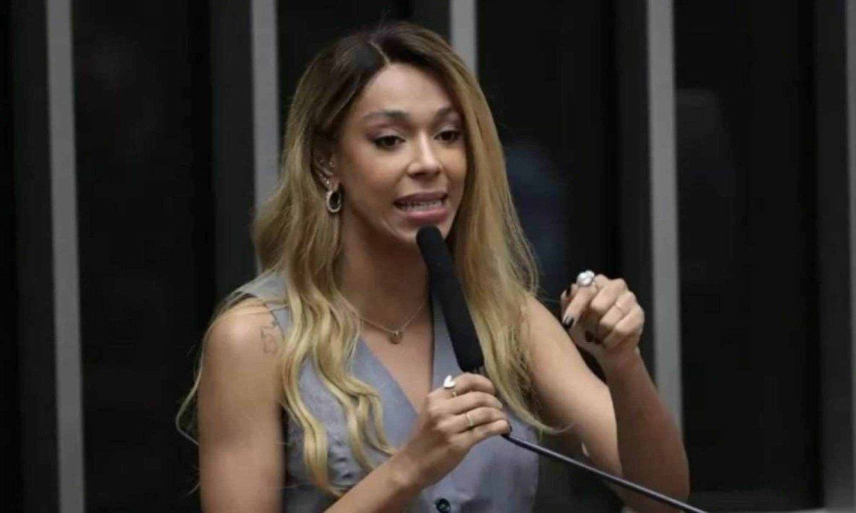 Deputada Érika Hilton é autora de PEC que altera regime de trabalho no Brasil -  (crédito: Zeca Ribeiro/Câmara dos Deputados)