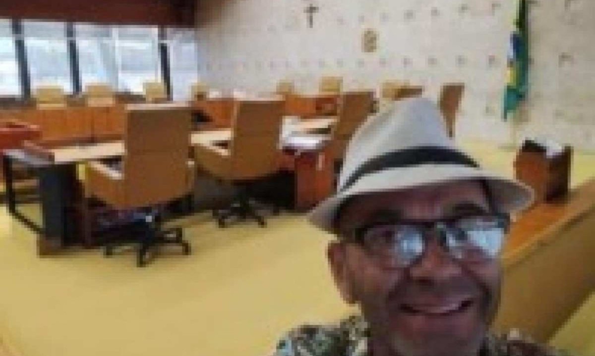 Francisco Wanderley Luiz, conhecido por Tiü França, esteve no Supremo Tribunal Federal em Brasília antes do atentado -  (crédito: Reprodução/Redes Sociais)