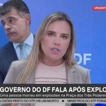 Homem tentou entrar no Supremo antes de explodir bombas fora do prédio - Reprodução/Globonews