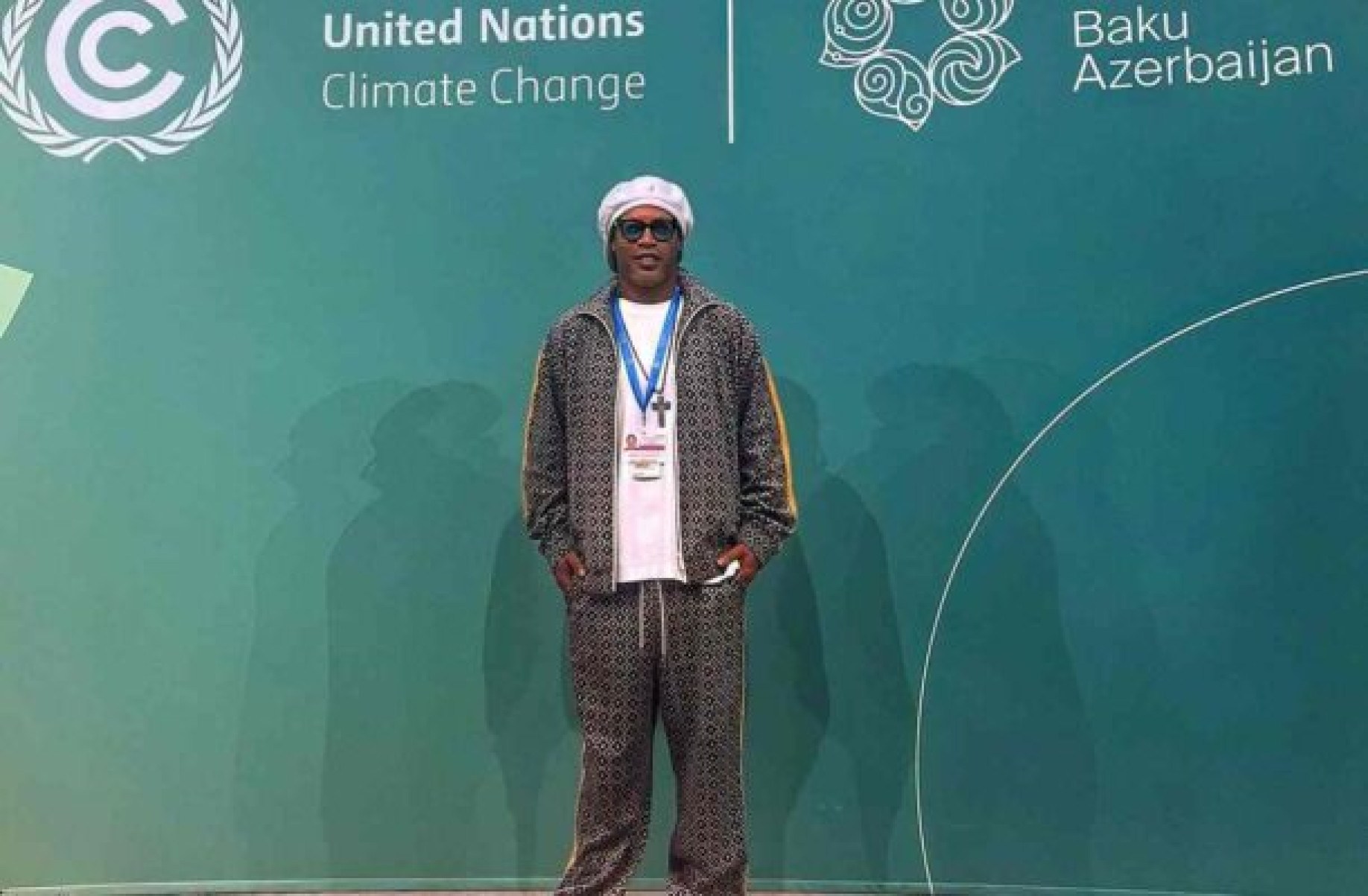 Ronaldinho Gaúcho participa da COP29, no Azerbaijão, para debate sobre clima