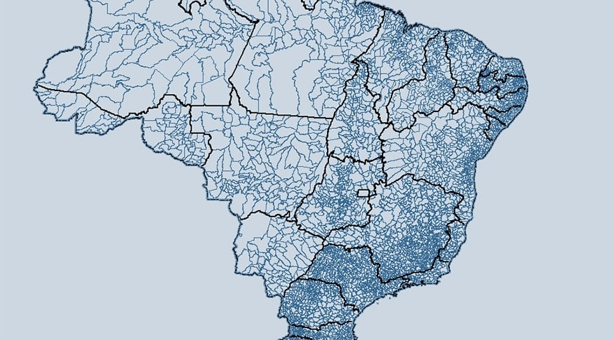 Em relação aos municípios, 56,9% (3.168) tiveram aumento populacional, e 43% (2.399) apresentaram queda. O Brasil conta com 5.570 cidades