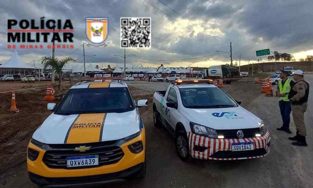 A operação é conjunta com a Polícia Militar Rodoviária (PMRv), a Polícia Militar de Meio Ambiente (PPMAmb) e a Polícia Rodoviária Federal (PRF) -  (crédito: Polícia Militar de Minas Gerais)