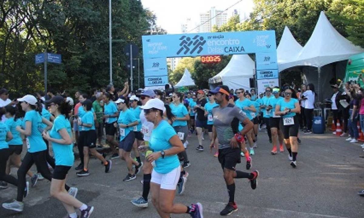 25ª edição da Corrida Encontro Delas CAIXA  -  (crédito: Edy Fernandes / Encontro Delas )